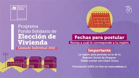 Fechas Postulaciones Subsidio Vivienda Image To U