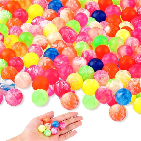 200 Pieces Mini Bouncy Balls Bulk Small Bouncing Balls