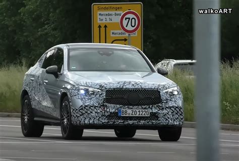 Hunted The New Mercedes Glc Coupe 2023 Is Surprised In A Spy Video Bullfrag