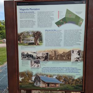 Read The Plaque Magnolia Plantation