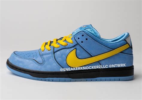 Powerpuff Girls X Nike Sb Dunk Low Buttercup Fz Sneakernews