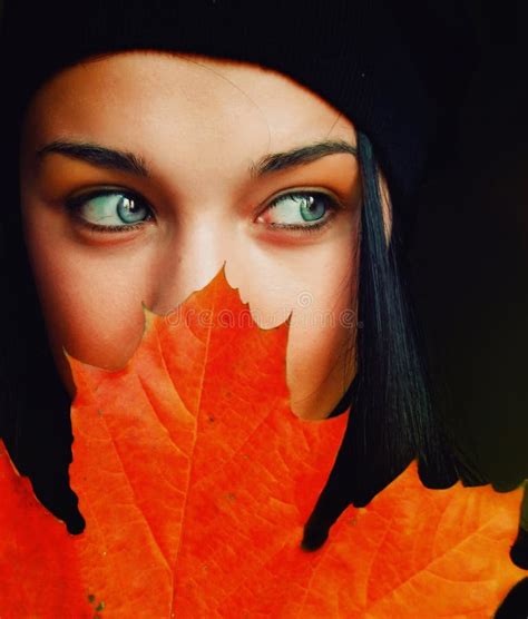 Autumn girl stock image. Image of autumn, season, perfection - 10484107