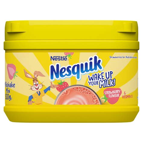 Nesquik® Strawberry Milkshake Powder 300g Tub Milkshakes Iceland Foods