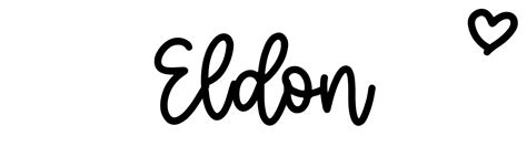 eldon  meaning origin variations