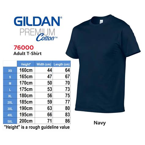 Gildan Premium Cotton Plain Adult T Shirt Navy Blue Lazada Ph