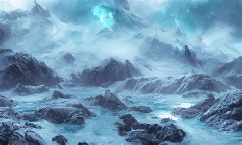 Coastal Arctic Tundra Digital Art Concept Art Magic Stable