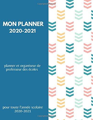 mon planner de professeur des écoles 2020 2021 carnet de bord pour