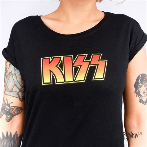 Koszulka Kiss Rockoff Koszulki Damskie Rockowe Sklep Sinfashion Pl