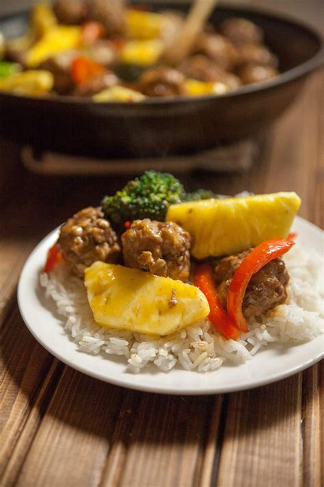 Healthy Sweet And Sour Meatballs With Pineapple Call Me Betty