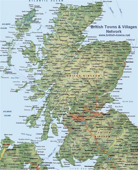 Map Of Scotland