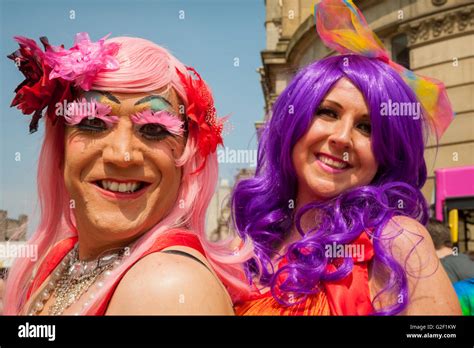 Participant In The Gay Pride Parade Held In Birmingham Uk In May