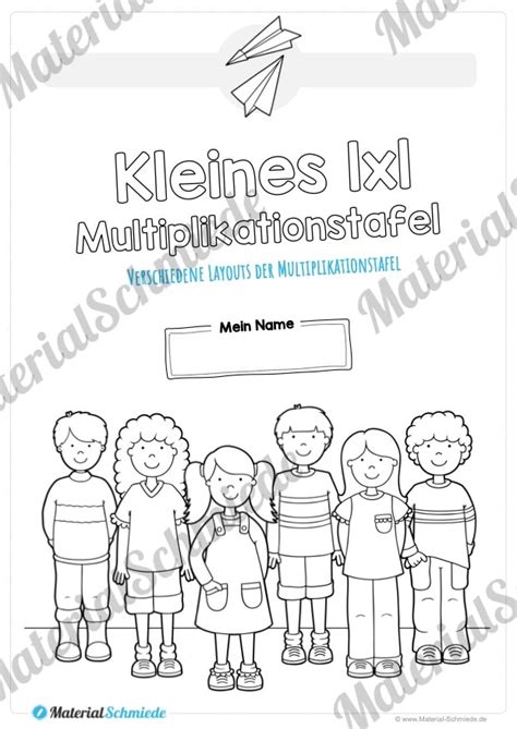 Kleines Einmaleins Tafel Multiplikationstafel