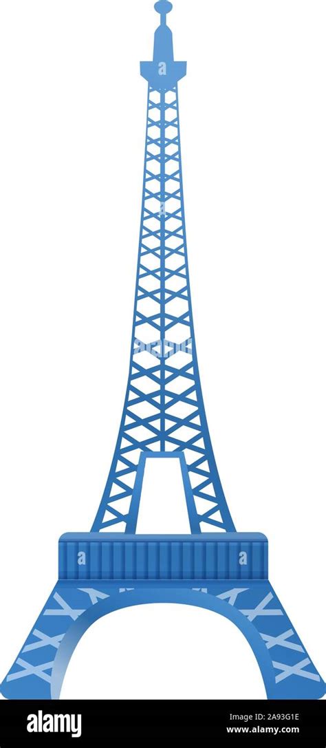 Paris Eiffel Tower Icon Cartoon Of Paris Eiffel Tower Vector Icon For Web Design Isolated On