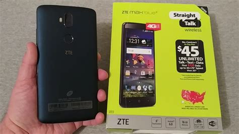 Zte Max Blue Unboxing And First Look Youtube