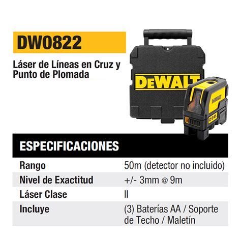 Nivel Laser Autoajustable Lineas Incluye Bat Dewalt Dw Dewalt