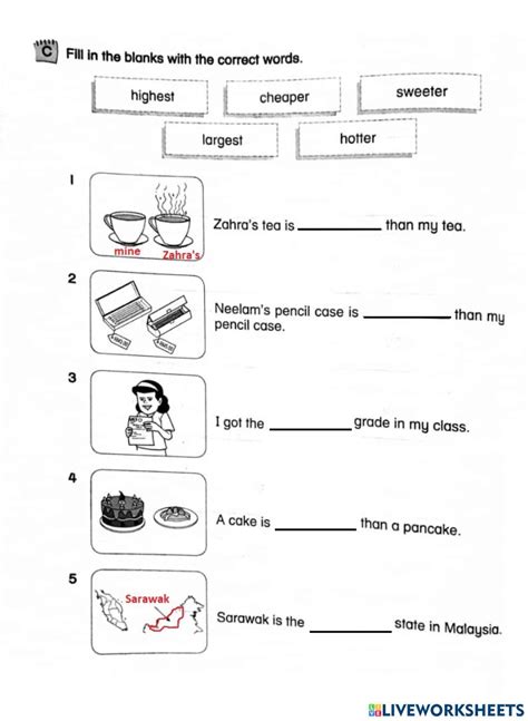 Er And Est Worksheet Worksheets Library