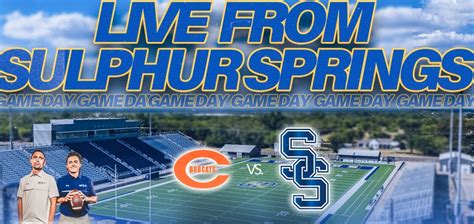 Live Sulphur Springs V Celina Texas High School Football Front