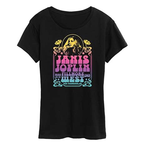 Womens Janis Joplin Fillmore West Graphic Tee
