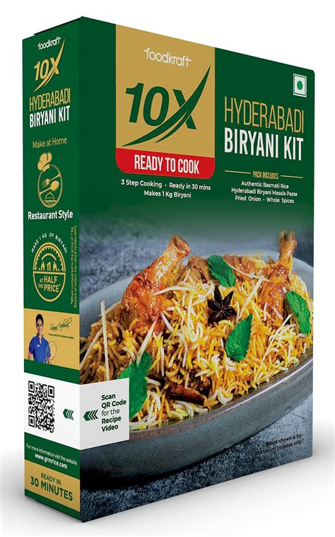 Buy X Hyderabadi Biryani Kit G Ready To Cook In Easy Steps