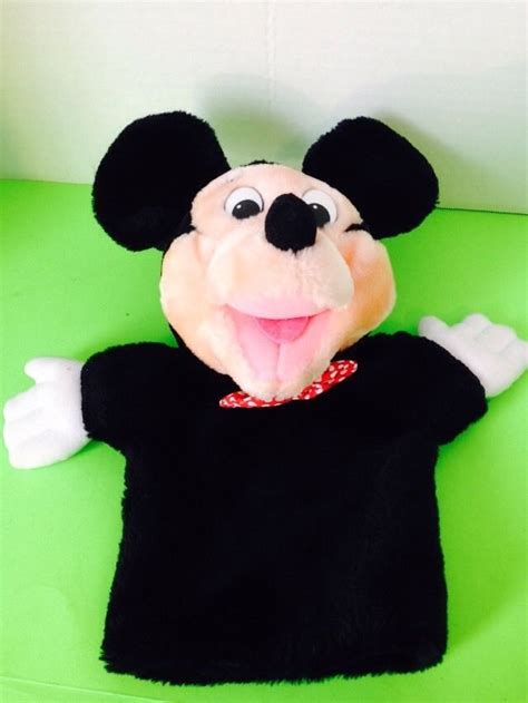 Disney Mickey Mouse Hand Puppet Plush Applause 12 Collectible T