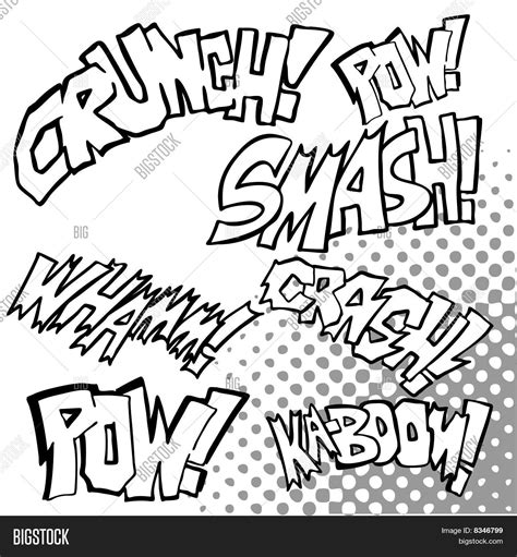 Comic Sound Effects Vector And Photo Free Trial Bigstock