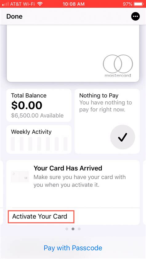 How To Activate Your Physical Apple Card
