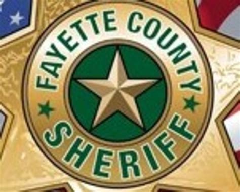 Sheriff Reports Recent Arrests in Fayette County