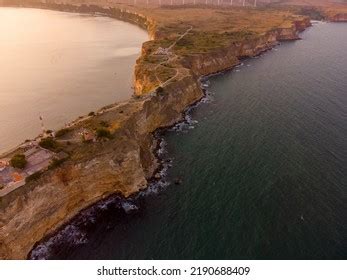 Aerial View Cape Kaliakra On Black Stock Photo 2190688409 | Shutterstock