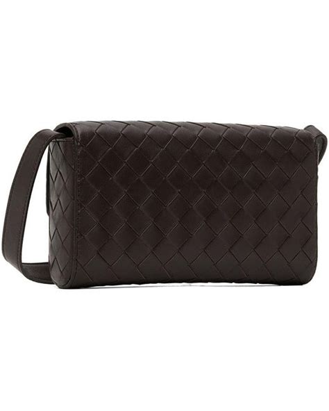 Bottega Veneta Brown Mini Andiamo Bag In Black Lyst