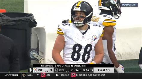 Over Or Under Espn Projects Slight Bounce Back For Steelers Te Pat