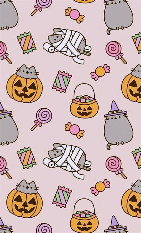 Maria Cute Halloween Pusheen Hd Phone Wallpaper Pxfuel