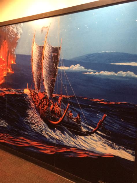 This Painting By Herb Kane Used To Hang In The Jaggar Museum At Hawaii