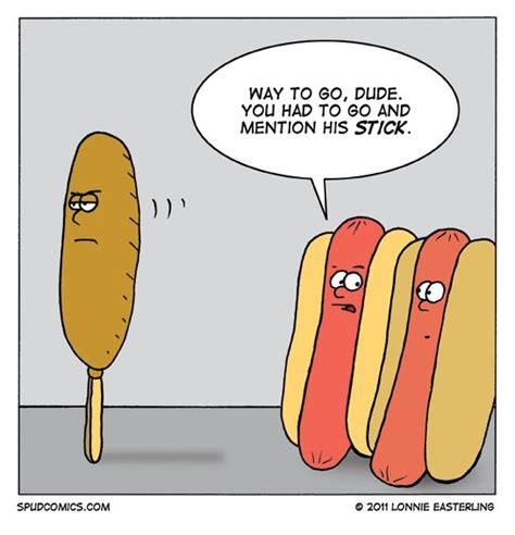 Funny Cartoon Jokes Talking Hotdogs