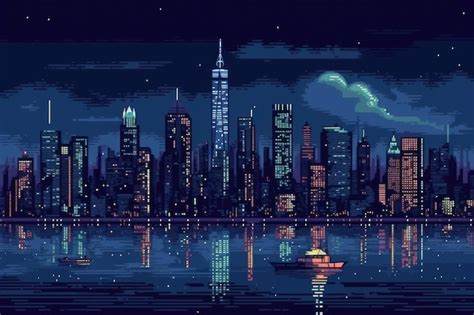 28,000+ Night City Pixel Art Pictures