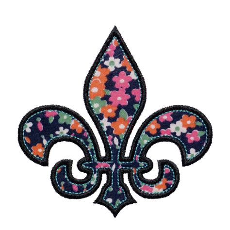 Big Dreams Embroidery Fleur De Lis Machine Embroidery Applique Design