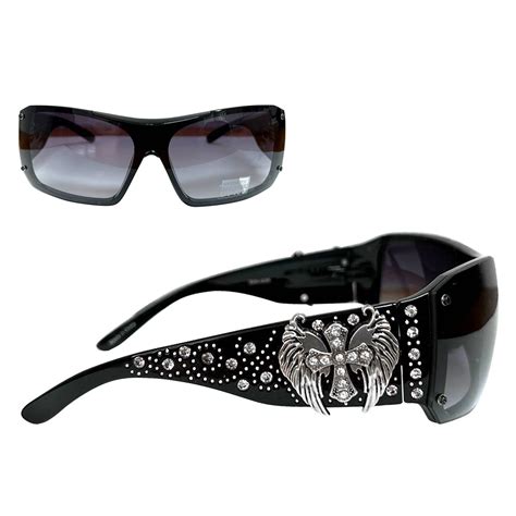 Montana West Wing Cross Sunglasses By Pairs Cowgirl Wear