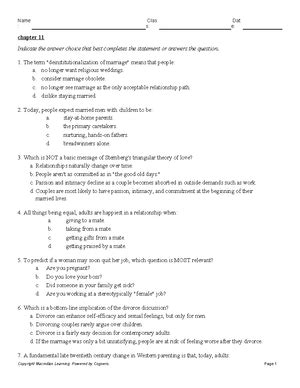 Chapter 7 Study Guide S E Chapter 7 Indicate The Answer Choice