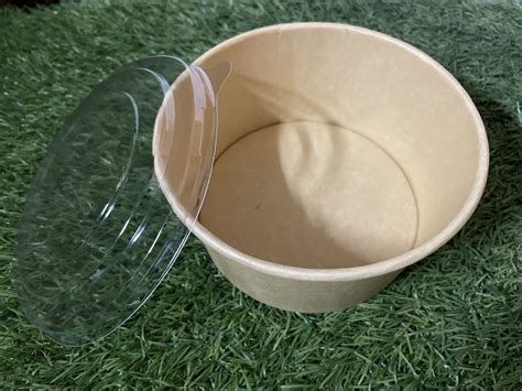 Bowl Kraft 1000ml Con Tapa 50 Unidades Mundo Envases