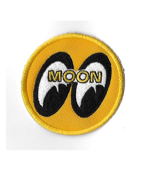 Embroidered Badge Patch Sew On Mmx Mm Moon Eyes Go With Moon