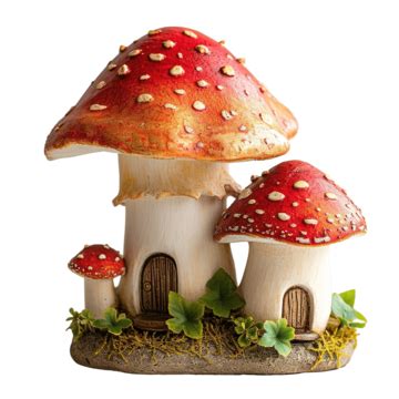 Aesthetic House Mushroom Ornament House Mushroom Dwarf Png