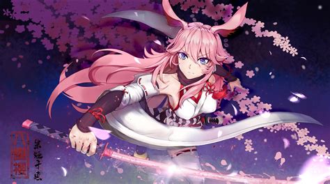 Wallpaper Id Anime Anime Girls Honkai Impact Yae Sakura