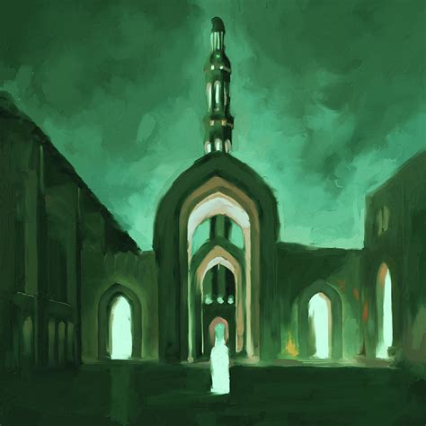 Painting 684 3 Grand Mosque Painting By Mawra Tahreem Fine Art America