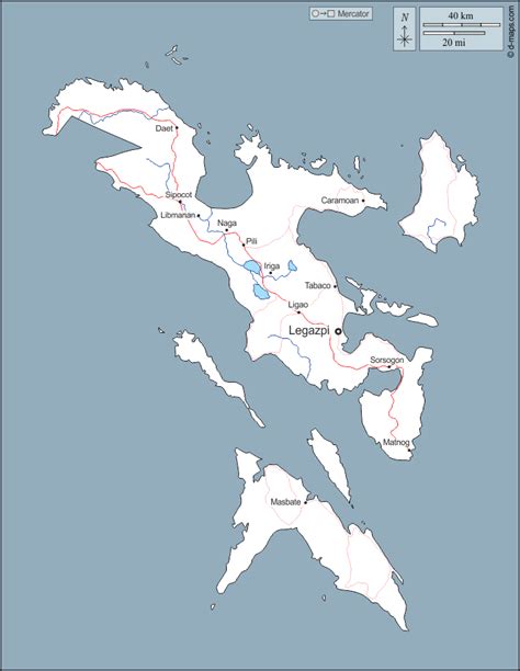 Bicol Region Map Drawing