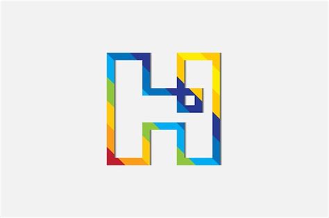 Premium Vector Colorful Letter H Logo