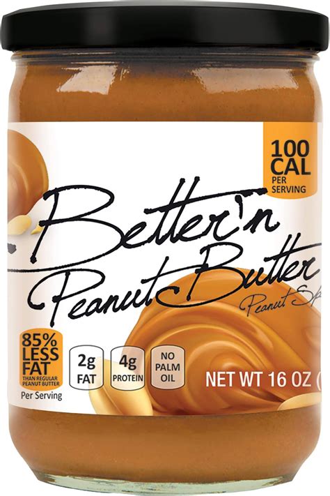 Amazon Low Fat And Low Sodium Peanut Butter Spread By Bettern