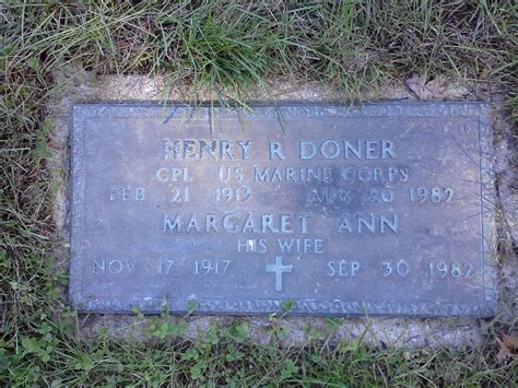 Henry Raymond Doner Find A Grave Memorial