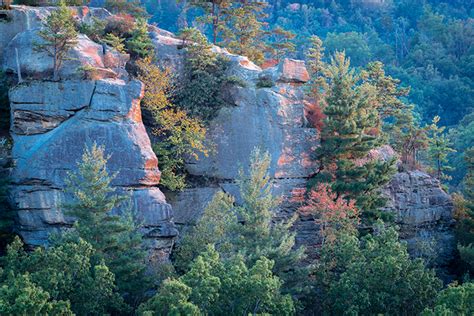 Day S End In The Gorge Chimney Tops Red River Gorge Geologic Area Daniel Boone National