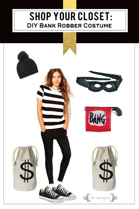 Free Halloween Costume: Bank Robber - Five Marigolds