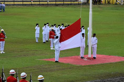 Pangdam Kasuari Jadi Irup Penurunan Bendera Merah Putih Kemerdekaan