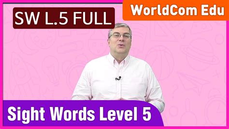 Learning English Through Sight Words 100 Level 5 Full Lesson 1 20